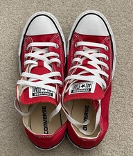 Zapato de tenis Converse rojo para mujer talla 8 para hombre talla 6