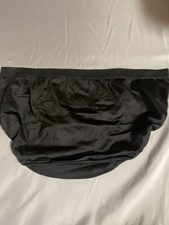 Vanity Fair Black Bikini Underwear, VF on Waistband, Size 6 Rare Sample