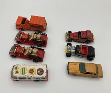 Vintage Lot of 7 Hot Wheelers 1970s/1980s/1990s Trucks/Cars/Motor Home Etc 3''W