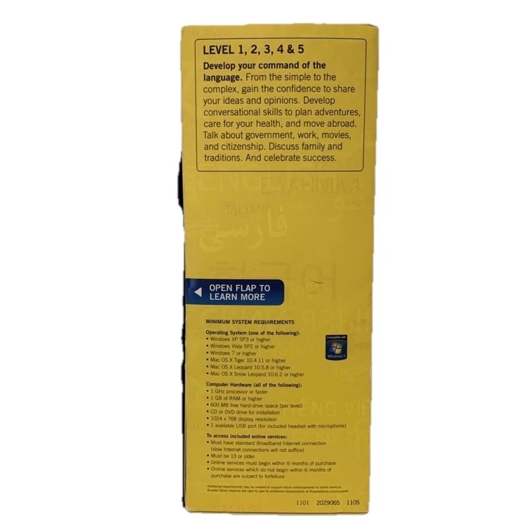 Rosetta Stone TOTALe Chinese Mandarin Level 1,2,3,4,&5 COMPLETE w/ Headset - Image 4 of 4