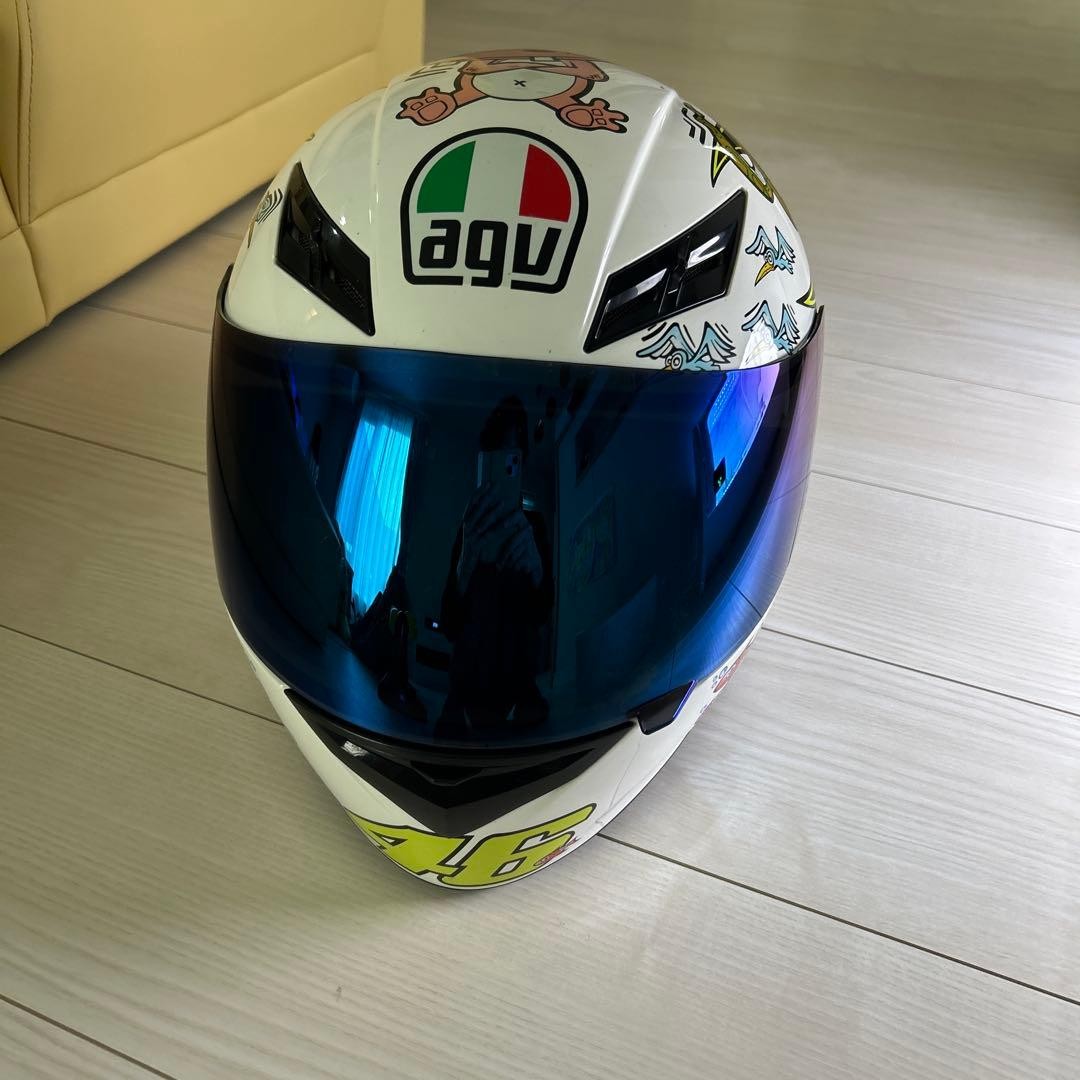 AGV AF-1 Valentino Rossi White Zoo Replica Helmet Size M | eBay