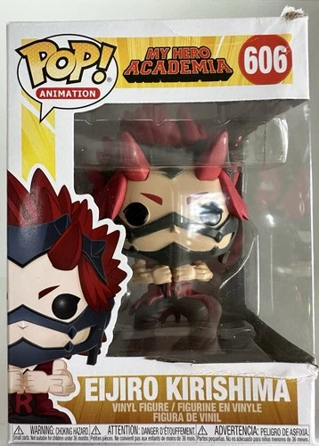 Funko Pop! Animation My Hero Academia Eijiro Kirishima Figure #606 New 142-3