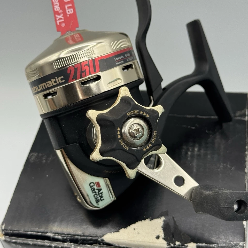 CARRETE SPINCASTING GATILLO ABU GARCIA ABUMATIC #275U DE COLECCIÓN NOS Foto 2 de 4