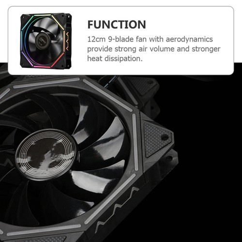 Desktop Chassis Fan Pc Cooling for Computer Case Equipment Air Cooler - 第 7/12 張圖片