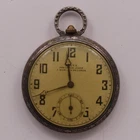 Antique Rolex 17 Jewels Silver 0.925 Pocket Watch Pre-Owned Runs (44-19)