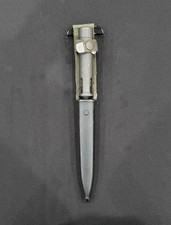 Belgian-FAL Type C Bayonet With Scabbard & Cloth Frog
