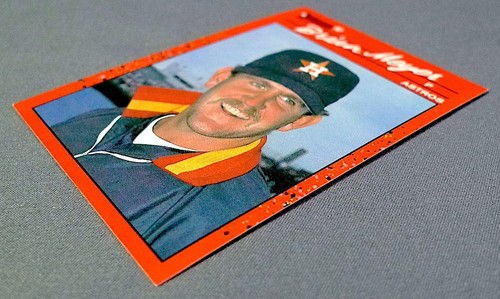 MLB Houston Astros Brian Meyer 1990 Donruss Trading Card #648 - Picture 3 of 5