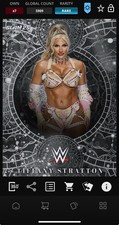 DIGITAL TOPPS WWE SLAM Tiffany Stratton EXUBERANCE 25 Rare SILVER MOTION *Read
