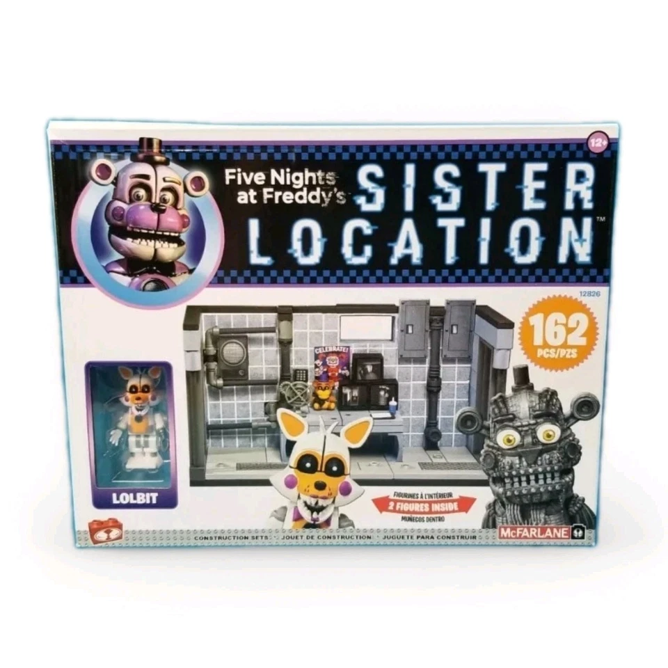 McFarlane FNAF Five Nights at Freddy's PRIVATE ROOM w/ LOLBIT Construction #1385 - Image 2 of 4