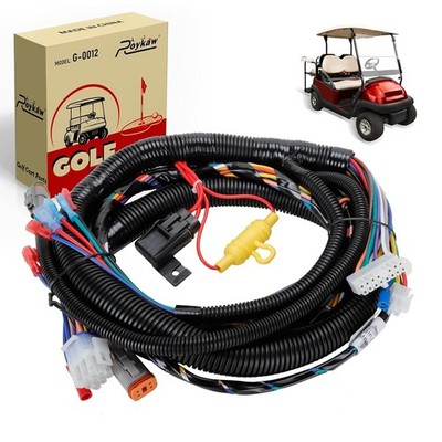 Roykaw Golf Cart Main Harness Control Wiring Replacement Compatible... 