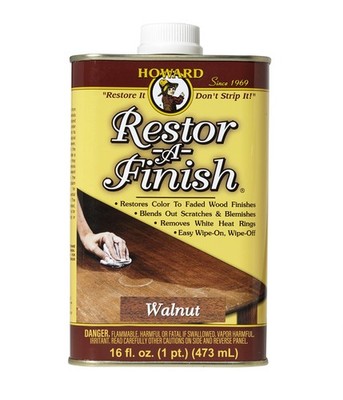 Restor-A-Finish Walnut 16 oz - Wood Furniture Restorer & Scratch Remover