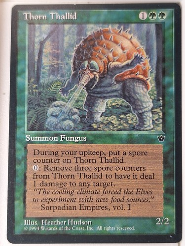 Thorn Thallid (Hudson) - Fallen Empires - Magic the Gathering MTG Nice!