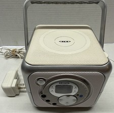Jensen CD-Portable Music System CD/FM/Bluetooth, w/AC Adaptor and FM Antenna