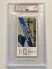Jim Mora signed 1996 Panthers "Diddly Poo" Rant Saints Ticket Stub auto PSA DNA