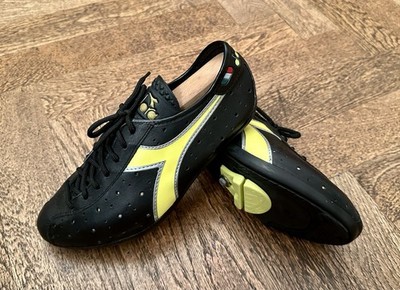 Rare Vintage Diadora Cycling Shoes 80s Mod. Contact Size 40 NOS for Eroica