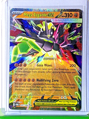 Mega Zygarde ex 047/088 Me03: Perfect Order Holo Double Rare NM