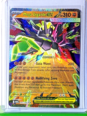 Mega Zygarde ex 047/088 Me03: Perfect Order Holo Double Rare NM