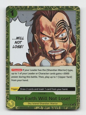 The Earth Will Not Lose! R Two Legends OP08-115 NMFoil