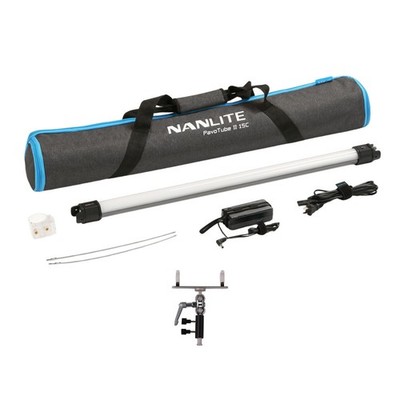 Nanlite PavoTube II 15C 2' LED Tube Light Bundle with Pavotube Holder