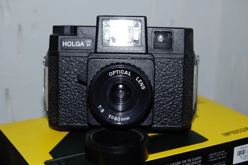 HOLGA 120 SF Camera with Polaroid Film back, new in box