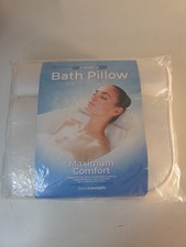 Bath Bliss Luxury Bath Pillow Ultra Comfort Neck Back Support Spa Bathtub...