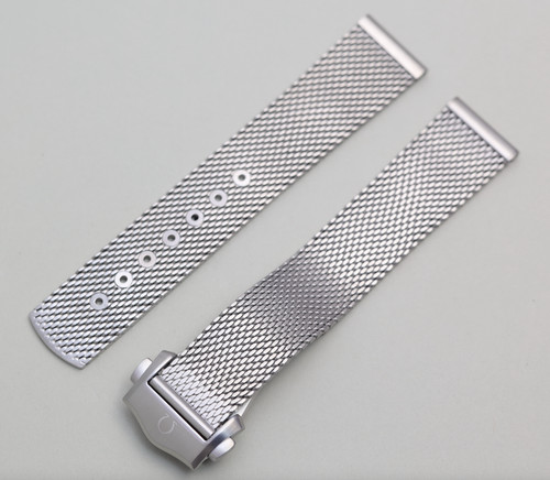New For OMEGA Watch Mesh Strap Milanese Steel Bracelet SeaMaster SpeedMaster - Picture 7 of 12