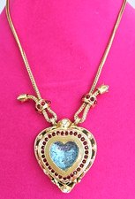 Elizabeth Taylor Avon Shah Jehan Heart Necklace Pendant Taj Mahal Margot Robbie