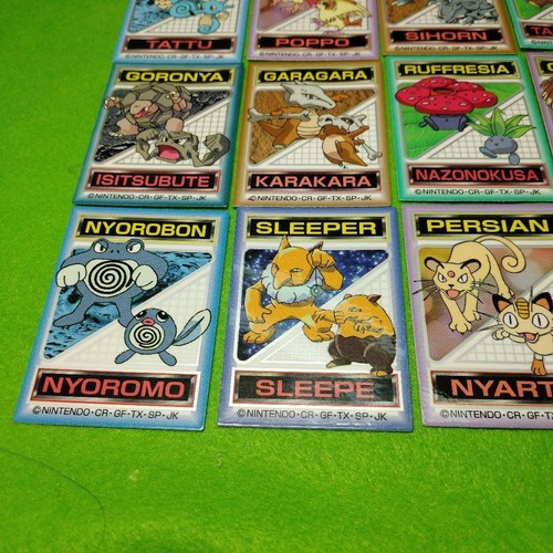 Set 30 Venusaur Blastoise Meowth Pokemon Sticker Vintage Nintendo Bandai Japan - Picture 12 of 15