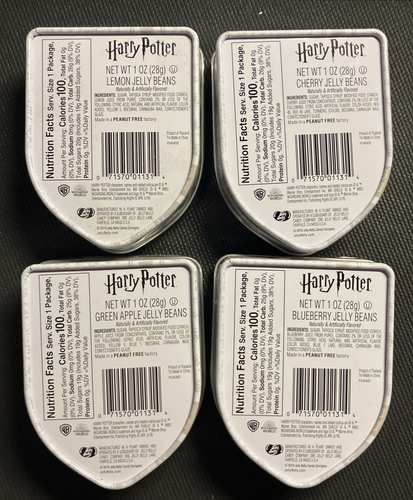 Harry Potter Jelly Beans House Tins Gryffindor Slytherin Hufflepuff Ravenclaw - Picture 6 of 7