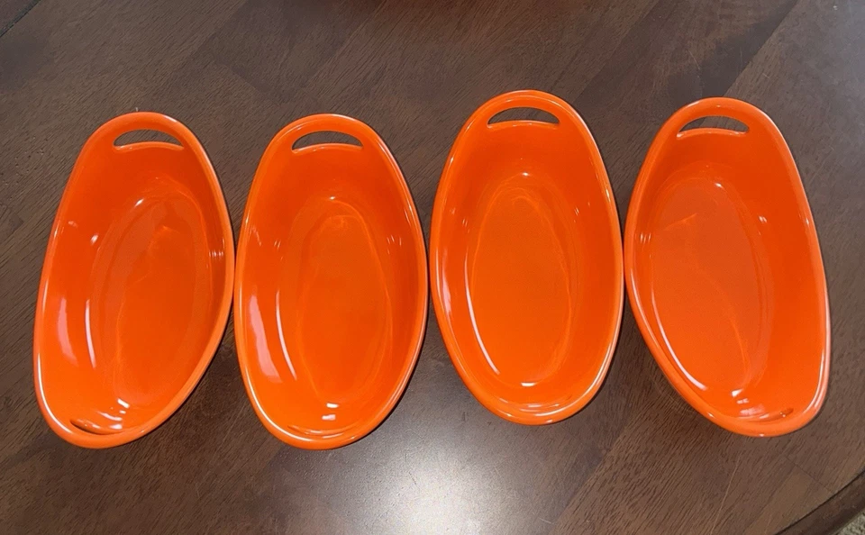 Rachel Ray Ceramic Stoneware 6pc Dinnerware Set - Orange - Image 2 of 4