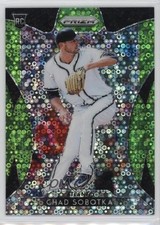 2019 Panini Prizm Tier III Lime Green Donut Circle /199 Chad Sobotka #283 4g8