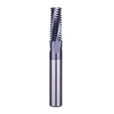 1" 1-1/2-12 UN Solid Carbide Thread Mill - TiAlN Coated