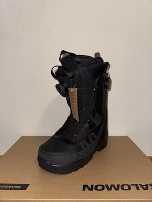 Salomon Malamute Dual BOA. Snowboard Boots Custom Fit, Black, Size 9