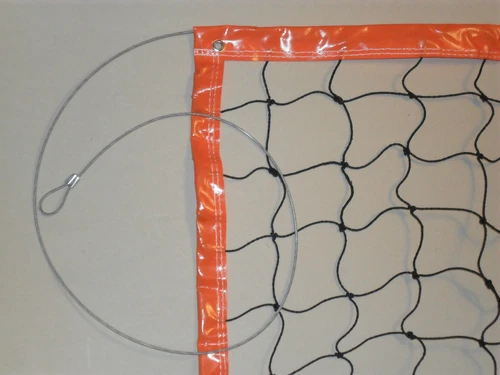 Hochwertiges Beach-Volleyballnetz 3mm PE  8,5 x1m mit Stahlseil