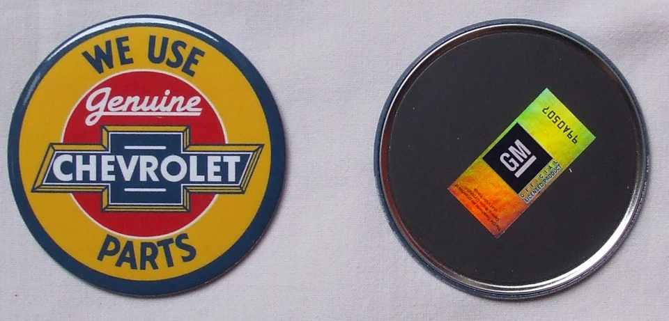 Chevrolet Parts Chevy Teile original USA XL Magnet Schild - Bild 1 von 1