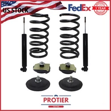 Rear Air Spring to Coil Spring Conversion Kit Fit 00-06 BMW X5 w/ Shocks
