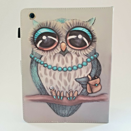 iPad Owl Theme Slim Fit Folio Case for 2/3/4th Gen 9.7" Cover Stand - Picture 2 of 11