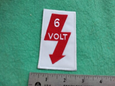 6 Volt Auto Service Dealer Uniform Patch