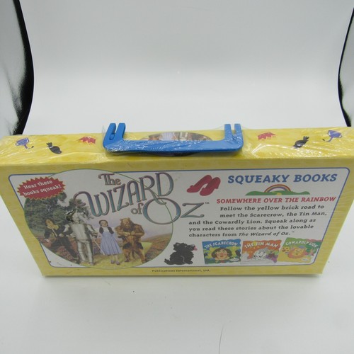 The Wizard of Oz Squeaky Books w/Carry Case 1998, Sealed Excellent Condition - Picture 6 of 10