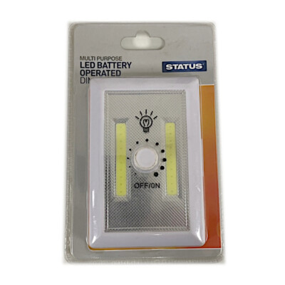 LED Dimmable Switch Light AAA Battery Self Adhesive Fix Bedroom ...