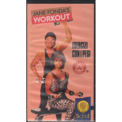 Jane Fonda Workout Übungen mit Gewichten VHS Sidney Galanty Univideo - PIV009...