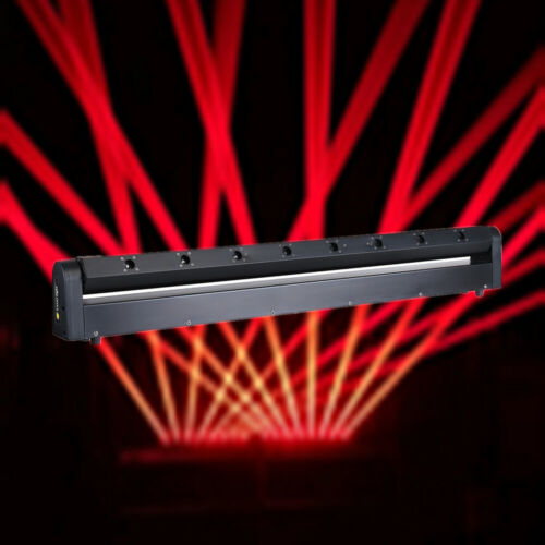 500MW red color 8 eye moving head laser bar projector linear laser light disco - Afbeelding 1 van 6