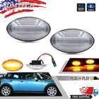 For Mini Cooper R50 R52 R53 02-08 Led Side Marker Light Clear Fender Marker Lamp