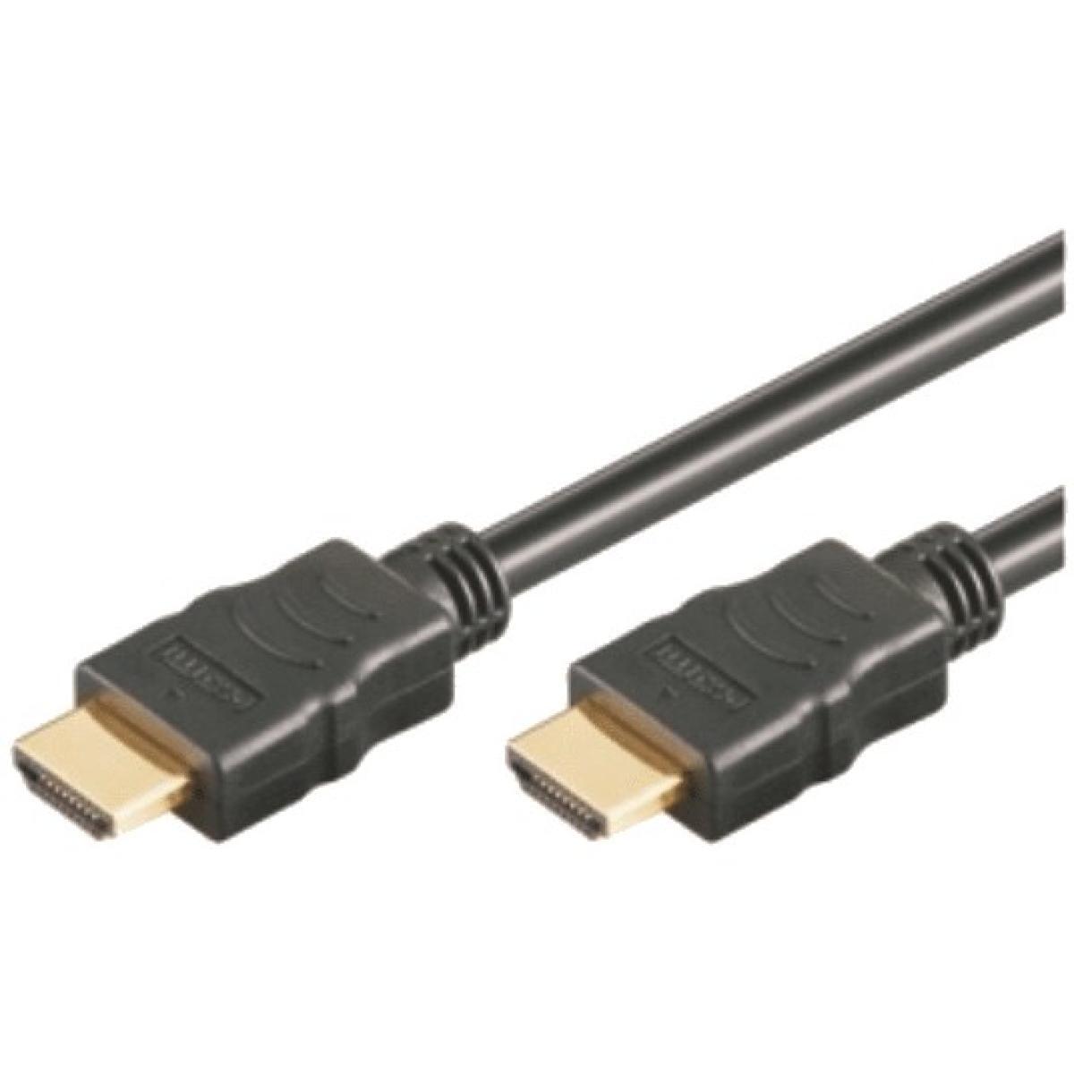 HDMI (ST-ST) 1m HighSpeed Anschlusskabel 4K Eco Schwarz 77470-E 
