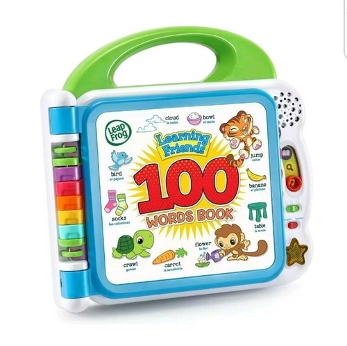LeapFrog Learning Friends English and Spanish 100 Words and Sounds Book. New - Picture 3 of 7