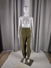 A New Day Women's Lightweight Elastic Waist Olive Green Chino Pants Sz 10R NWT