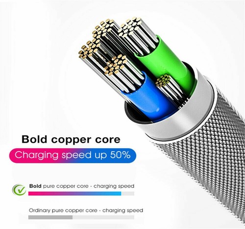 2 Pack 6ft Fast Charger Cable USB Cord for Samsung Galaxy A06 A14 15 16 25 35 55 - Picture 45 of 118