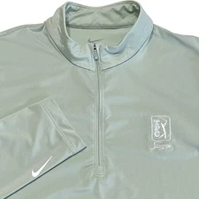 Nike Dri-FIT TPC Sawgrass Golf Pullover 1/4 Zip Womens M Athletic Slim Fit TPC