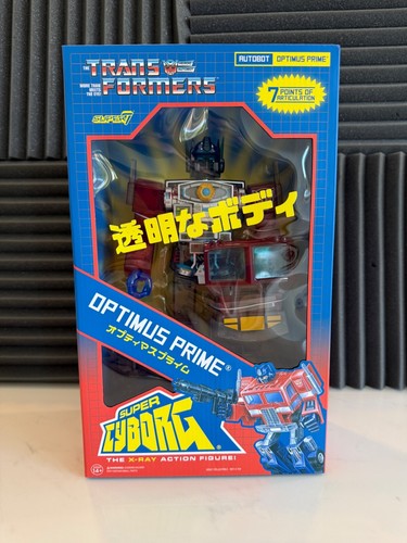 TRANSFORMERS: Super Cyborg (Super7) OPTIMUS PRIME X-RAY EDITION (Clear ...