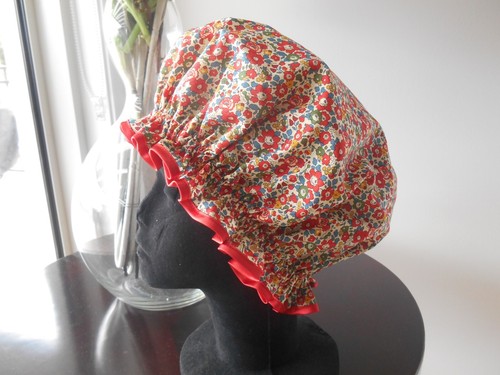 LIBERTY SHOWER CAP -TANA LAWN- 50 DESIGNS -by CONNIE CLASSICS -MADE IN AUSTRALIA - Picture 7 of 41